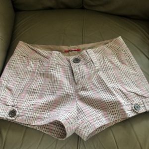 Plaid shorts